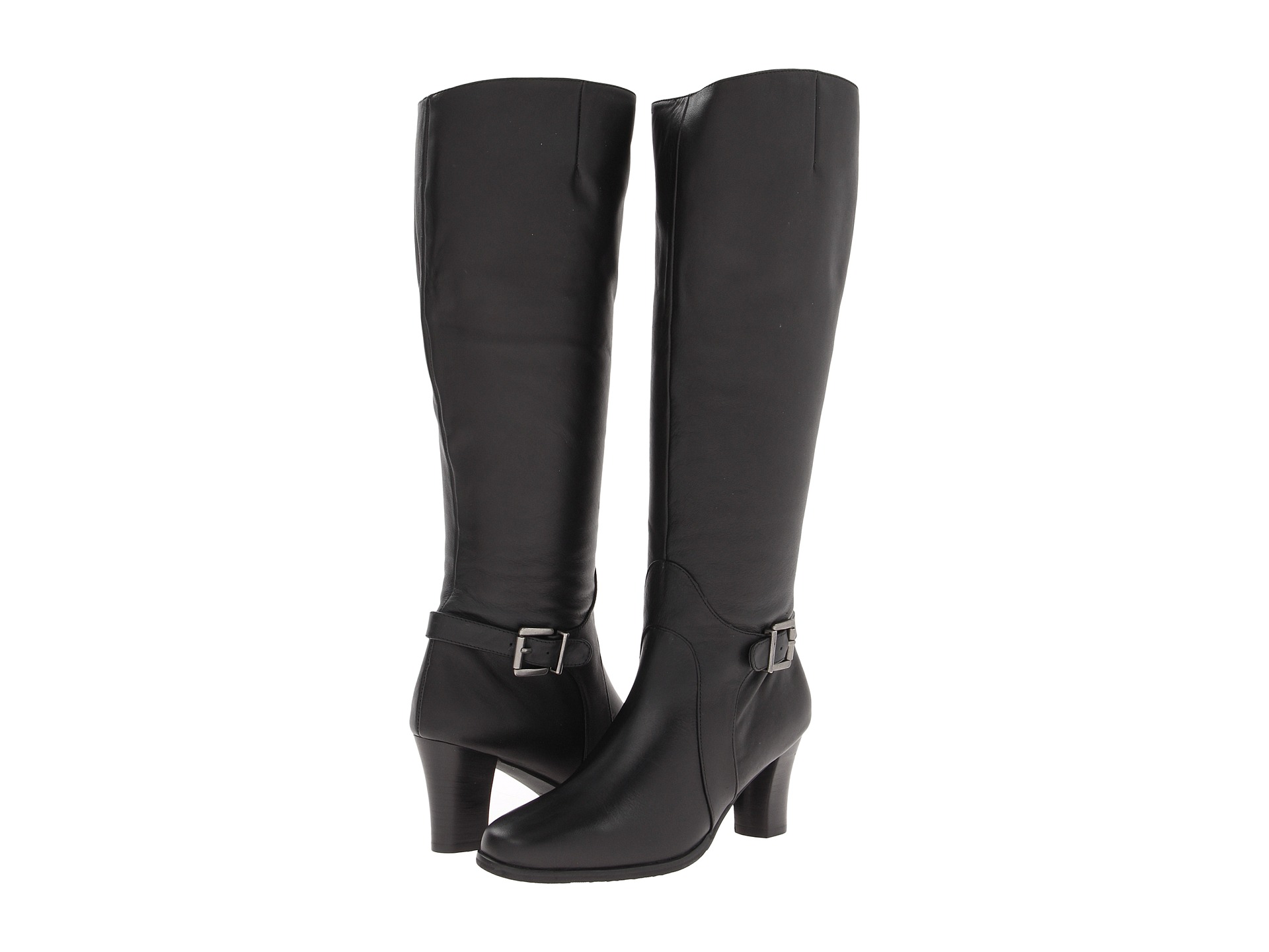 Ros Hommerson Tazmin Extra Wide Calf Knee High Boot Black Leathe